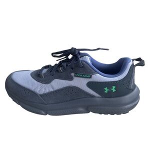 Under Armour Kids' Gray and Green Sneakers
